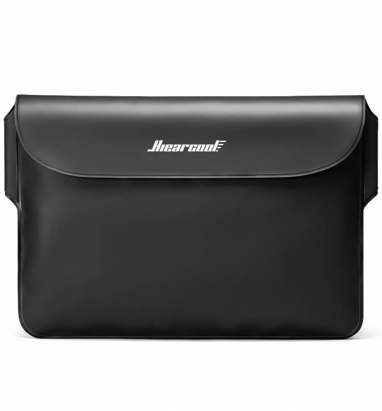 Hiearcool Waterproof Fanny Pack Dry Bag, Large Phone Pouch with Privacy Front & Clear Back Window, Extra Long Adjustable Strap Waist Bag for Beach, Water Park, Travel & Cruise Essentials